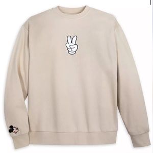 Disney | Mickey Mouse Peace Sign Pullover Sweatshirt
